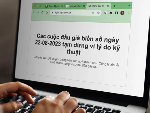 Hệ thống đấu giá biển số lỗi, tiền cọc và quyền lợi người tham gia được giải quyết như thế nào?