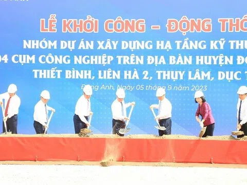 Hà Nội động thổ 4 cụm công nghiệp gần 1.500 tỉ đồng