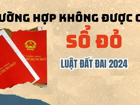 Luật Đất đai 2024: Trường hợp nào không được cấp sổ đỏ?