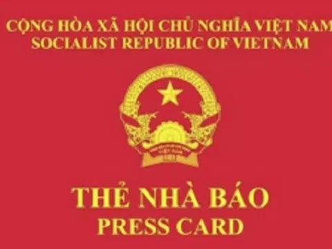 Đề xuất sửa đổi, bổ sung quy định về thủ tục cấp, đổi, thu hồi thẻ nhà báo