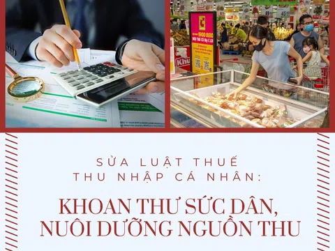 Sửa Luật Thuế thu nhập cá nhân: Khoan thư sức dân, nuôi dưỡng nguồn thu