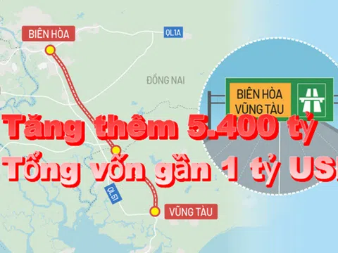 Tăng vốn 5.400 tỷ, Chính phủ đề nghị Quốc hội thông qua chủ trương điều chỉnh cao tốc Biên Hòa - Vũng Tàu