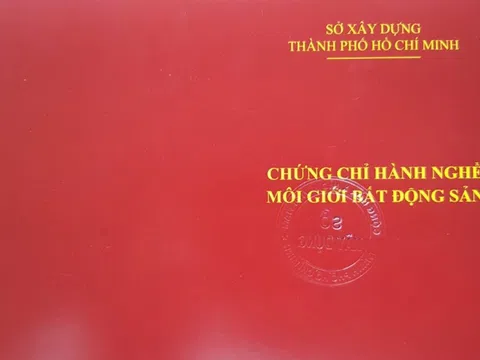 Thủ tục cấp mới chứng chỉ hành nghề môi giới bất động sản 2024