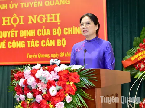 Bà Hà Thị Nga giữ chức Bí thư Tỉnh ủy Tuyên Quang