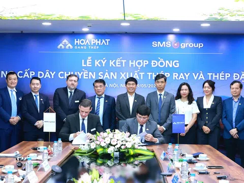 Hợp tác với SMS group của Đức - Hòa Phát trở thành doanh nghiệp duy nhất ở Đông Nam Á sản xuất ray tàu cao tốc
