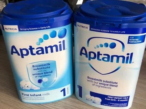 Cảnh báo ngừng sử dụng sữa Aptamil Infant Formula 800g do nhiễm độc tố
