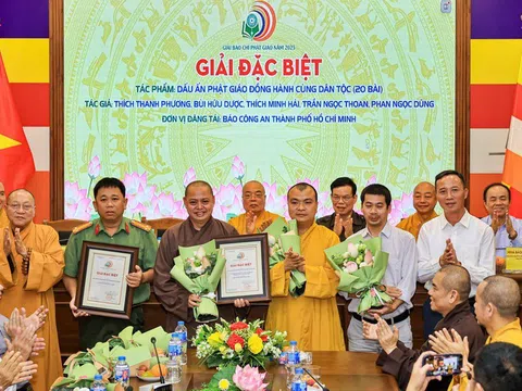 Giải Báo chí Phật giáo 2025 vinh danh 35 tác phẩm xuất sắc trên cả nước