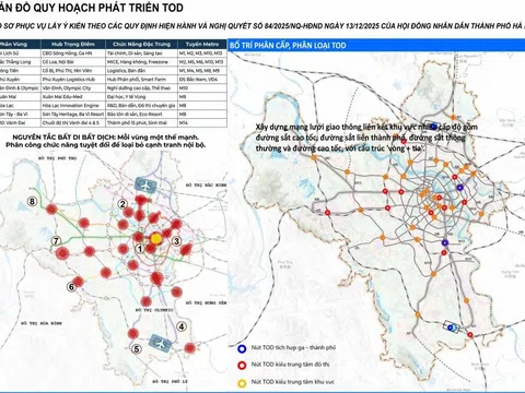 Hà Nội sẽ có mạng lưới metro gần 1.000 km, hàng trăm khu TOD