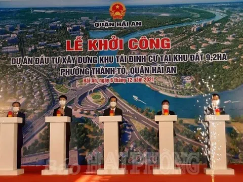 Hải Phòng: Xây dựng khu tái định cư tại khu đất 9,2 ha phường Thành Tô