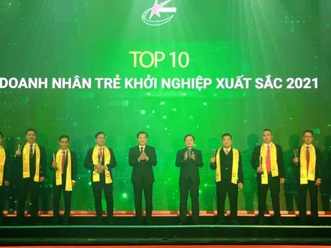 Vinh danh Doanh nhân trẻ khởi nghiệp xuất sắc năm 2021