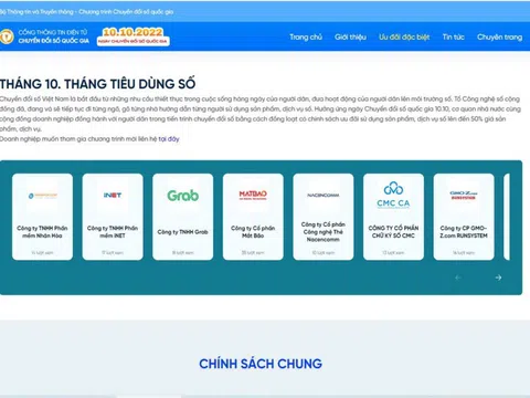 Hưởng ứng ngày chuyển đổi số quốc gia (ngày 10/10): Tháng 10 - Tháng tiêu dùng số