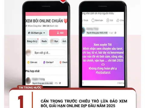 Chiêu trò lừa đảo xem bói, giải hạn online dịp đầu năm 2025