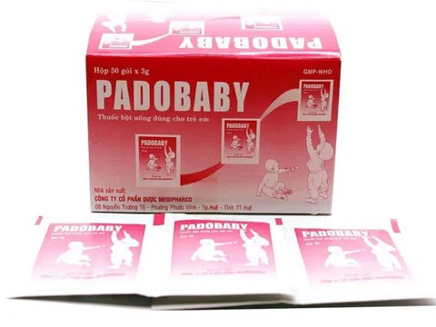 Thu hồi khẩn cấp thuốc Padobaby
