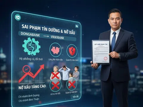 Hé lộ nhiều sai phạm trong hoạt động tín dụng và quản lý nợ của Ngân hàng Số Vikki