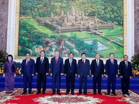 Tổng Bí thư Tô Lâm đồng chủ trì Cuộc gặp giữa Người đứng đầu ba Đảng Việt Nam - Campuchia - Lào