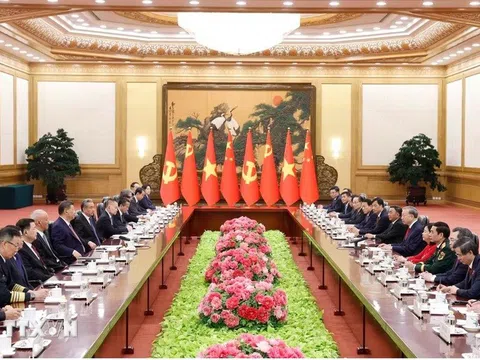 Tuyên bố chung về việc tiếp tục làm sâu sắc quan hệ đối tác hợp tác chiến lược toàn diện, thúc đẩy xây dựng Cộng đồng chia sẻ tương lai Việt Nam - Trung Quốc có ý nghĩa chiến lược mới ở mức độ cao hơn trong thời kỳ mới