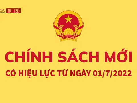 Chính sách bất động sản, xây dựng nổi bật có hiệu lực từ ngày 01/7/2022