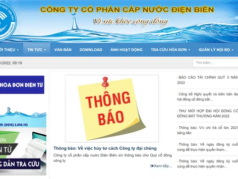 Cổ phiếu DBW sắp rời sàn UPCoM từ 27/12