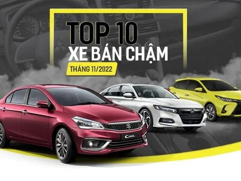 Top 10 mẫu xe bán chậm nhất Việt Nam tháng 11/2022: Honda Civic và KIA K5 bị xướng tên