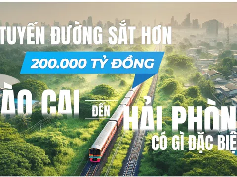 Tuyến đường sắt hơn 200.000 tỷ đồng nối Lào Cai - Hải Phòng có gì đặc biệt?