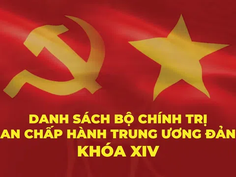 Danh sách Bộ Chính trị Ban Chấp hành Trung ương khóa XIV