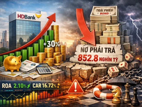 Tăng trưởng quy mô và bài toán kiểm soát rủi ro trong bối cảnh “đòn bẩy” nợ leo thang