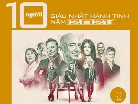 10 người giàu nhất hành tinh năm 2021