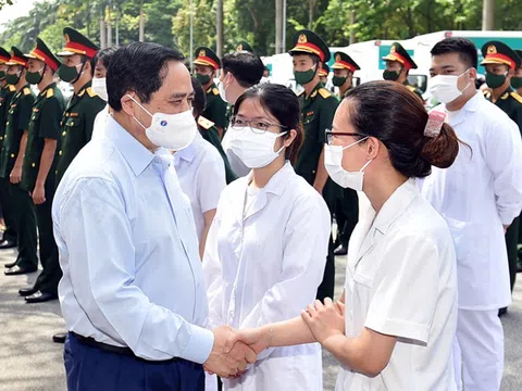 Thủ tướng Phạm Minh Chính gửi thư động viên các lực lượng tuyến đầu phòng, chống dịch COVID-19