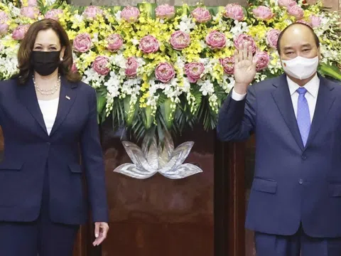 Chủ tịch nước, Phó chủ tịch nước tiếp Phó tổng thống Mỹ Kamala Harris